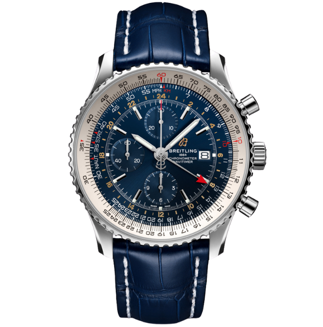 Breitling Navitimer Chronograph Gmt 46 A24322121c2p1 Front