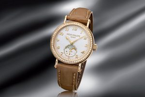 Patek Philippe ladies complications ref 7121J 001 with small seconds and moonphase display
