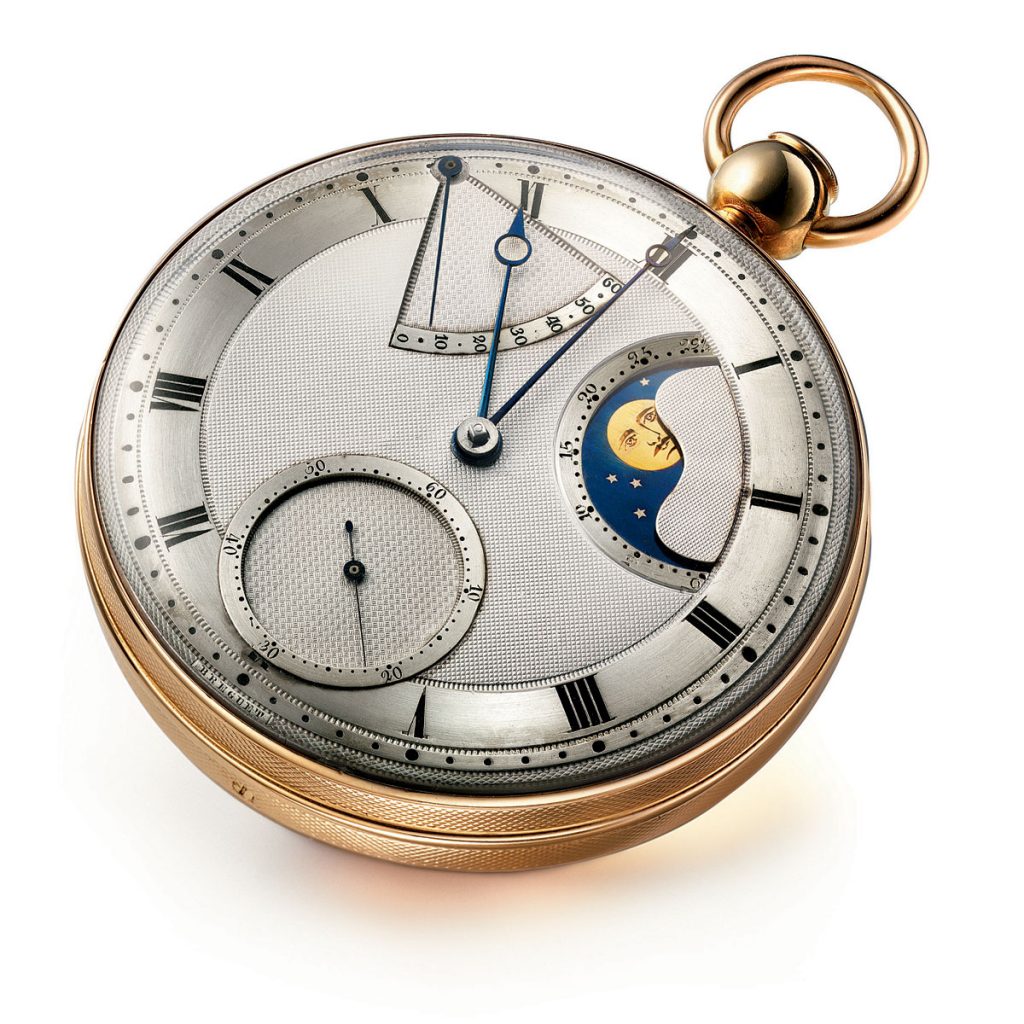 As of 1786 the watchmaker added the art of engine turning to watchmaking codes as demonstrated in this Perpetuelle No