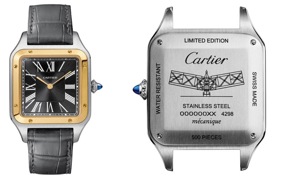 Cartier Santos Dumont No14 Bis Watch in steel and gold combine