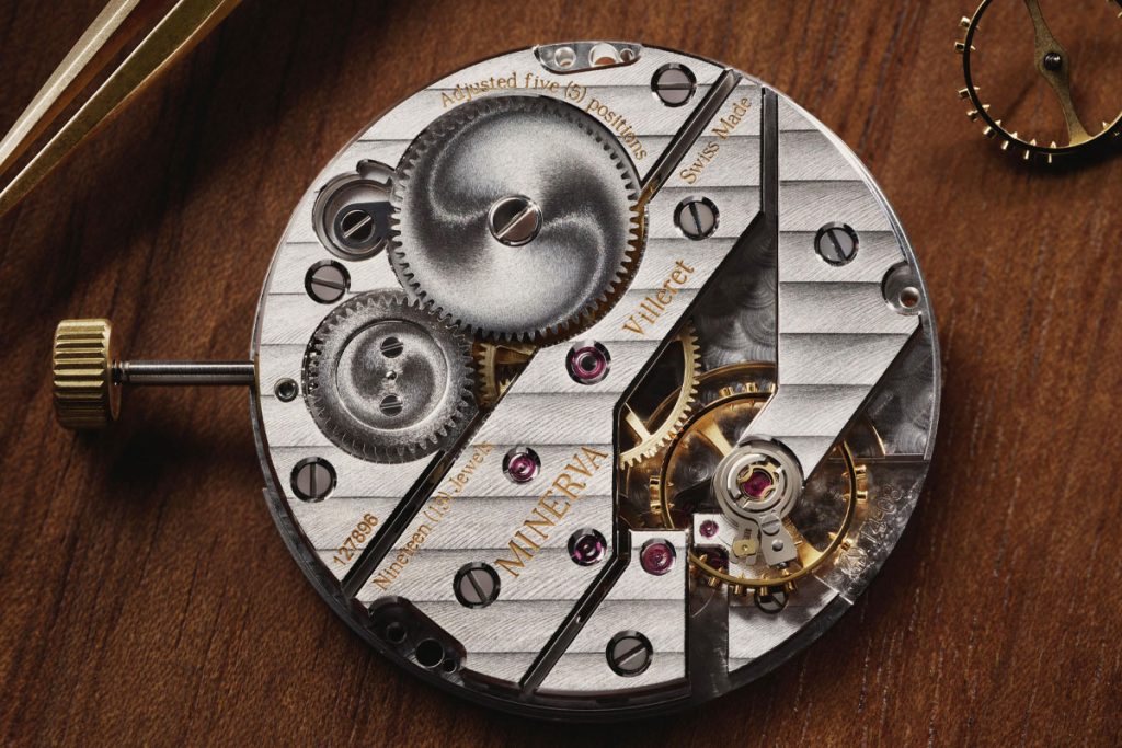 The vintage inspired movement is just gorgeous to look at