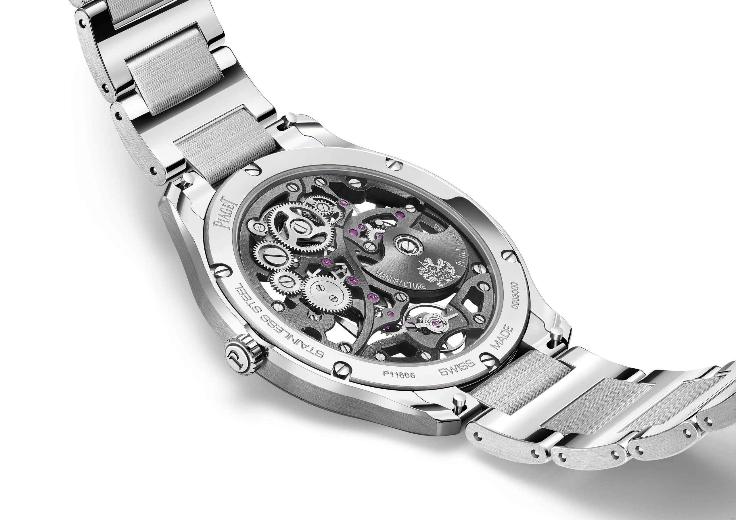 Piaget Polo Skeleton grey G0A45001 back scaled
