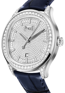 Piaget Polo 36mm Paved Dial Alligator Strap G0a46024 Side 212x300