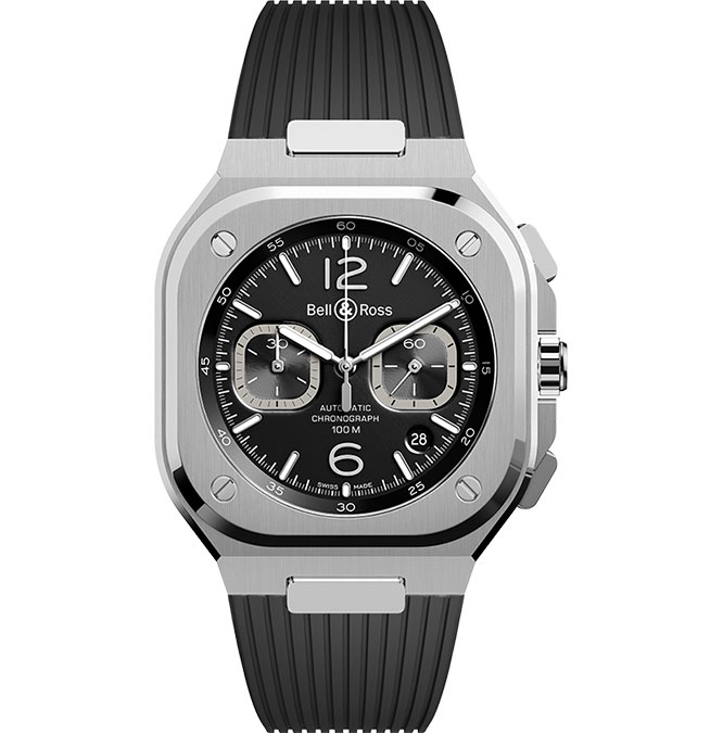 Bell & Ross BR05 Chrono Black Steel at Cortina Watch