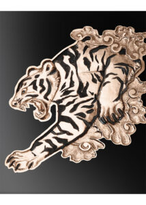 jaeger lecoultre reverso tribute enamel tiger Q39324K1 close up back
