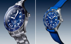 Montblanc 1858 Iced Sea Automatic Date (Left: Ref. 129369; Right: Ref. 129370)