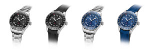 Montblanc 1858 GMT Automatic Date 42mm (From left to right: Ref. 129766, Ref. 129615, Ref. 129617, and Ref. 129616)
