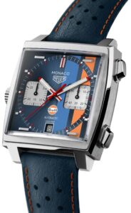 The Tag Heuer Monaco Gulf Special Edition Is Simply Visually Arresting Photo Tag Heuer 184x300