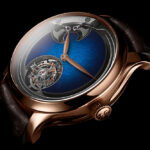 Cortina Watch H. Moser Cie Endeavour Concept Minute Repeater Tourbillon Aqua Blue 1904 0400 Closeup 150x150