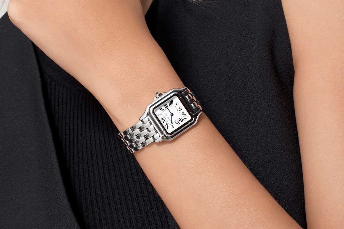 Cartier Panthere De Cartier Large Size Cortina Watch Featured