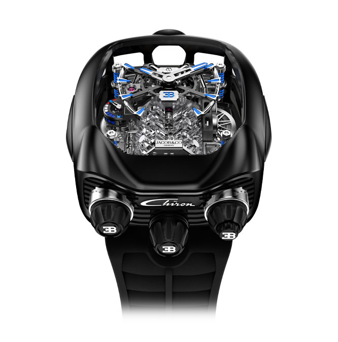 Bugatti Chiron Toubillon Black Titanium