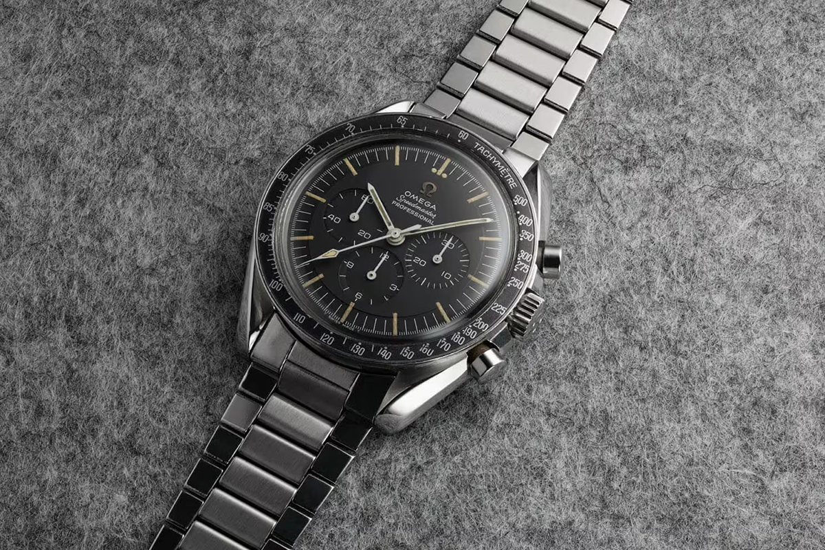 When Buzz Aldrin stepped onto the lunar surface in 1969 this Speedmaster model became the first watch ever worn on the moon.