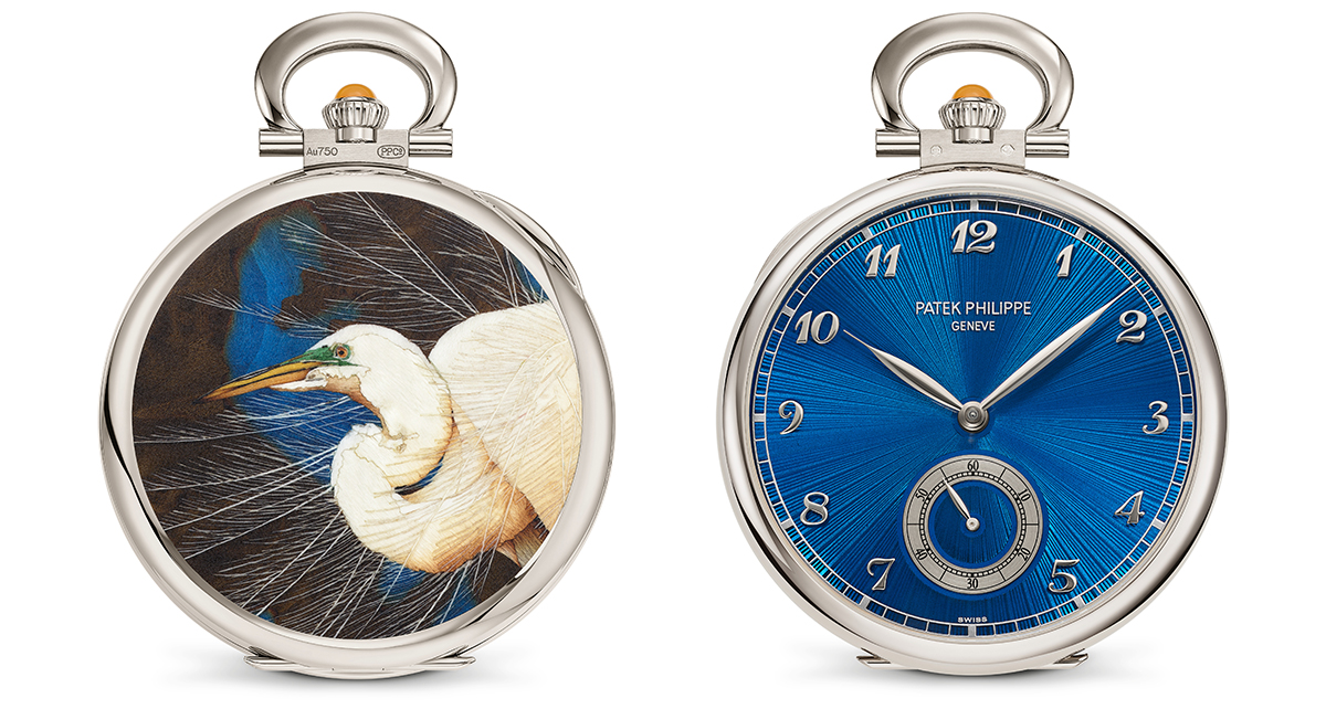 Cortina-Watch-Patek-Philippe-Rare-Handcrafts-995_143G-001-Portrait-of-a-White-Egret
