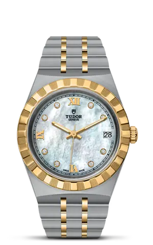 TUDORTUDOR RoyalTUDOR Royal34mm steel case with polished and satin finish - M28403-0007 at Cortina Watch Malaysia