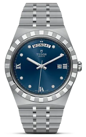 TUDORTUDOR RoyalTUDOR Royal41mm steel case with polished and satin finish - M28600-0006 at Cortina Watch Malaysia