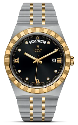 TUDORTUDOR RoyalTUDOR Royal41mm steel case with polished and satin finish - M28603-0005 at Cortina Watch Malaysia