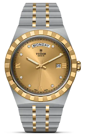 TUDORTUDOR RoyalTUDOR Royal41mm steel case with polished and satin finish - M28603-0006 at Cortina Watch Malaysia
