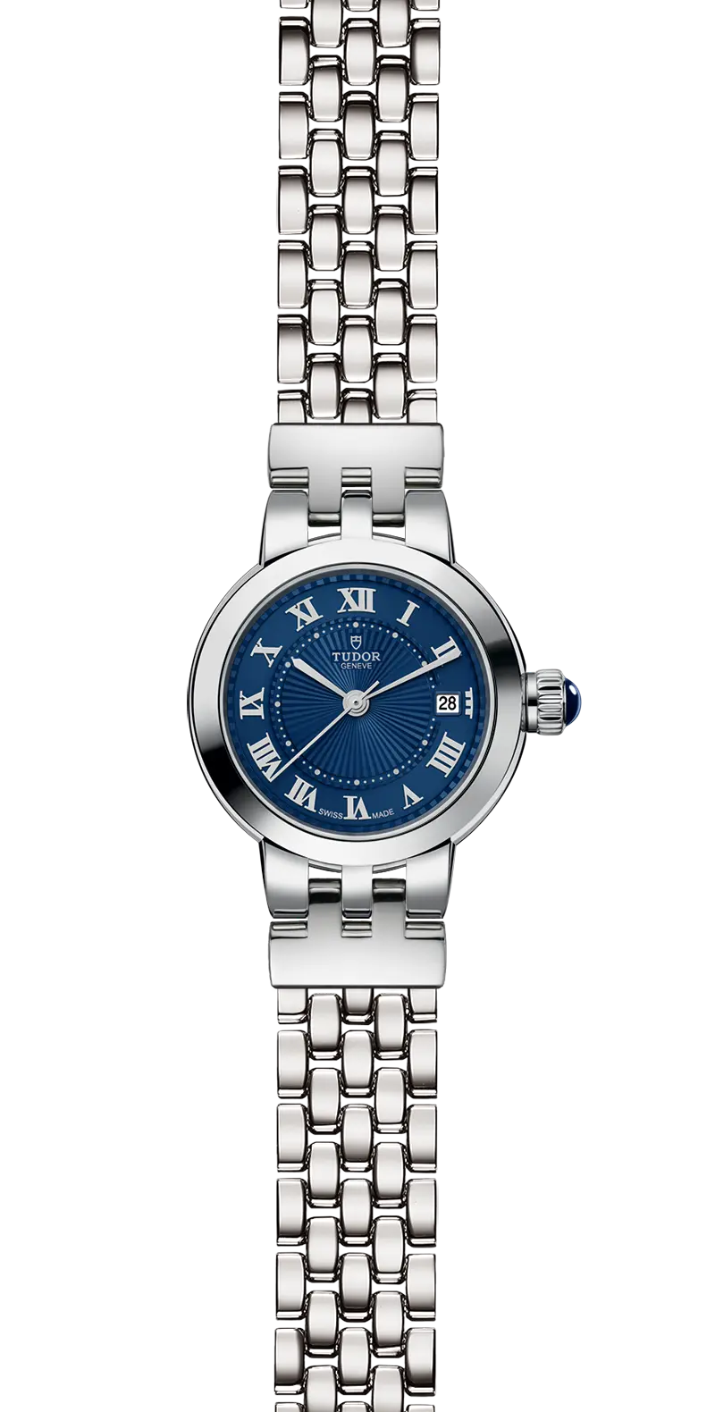 TUDORClair de Rose玫瑰系列磨光钢表壳，直径26毫米 - M35200-0009 at Cortina Watch Malaysia