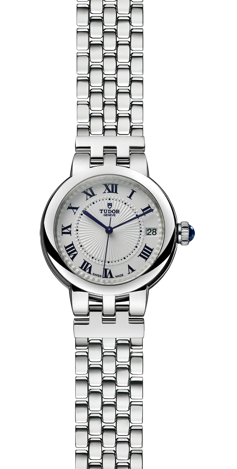 TUDORClair de Rose玫瑰系列磨光钢表壳，直径34毫米 - M35800-0001 at Cortina Watch Malaysia