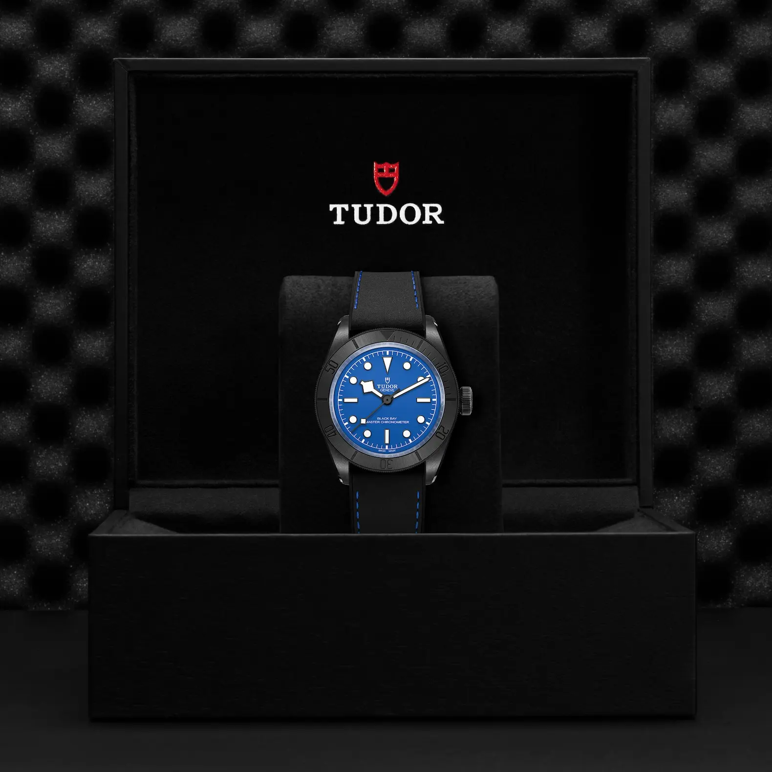 TUDORBlack BayBlack Bay41mm matt black ceramic case with micro-blasted finish and monobloc middle case Open case back in black-PVD-treated 316L steel with sapphire crystal - M79210CNU-0007 at Cortina Watch Malaysia