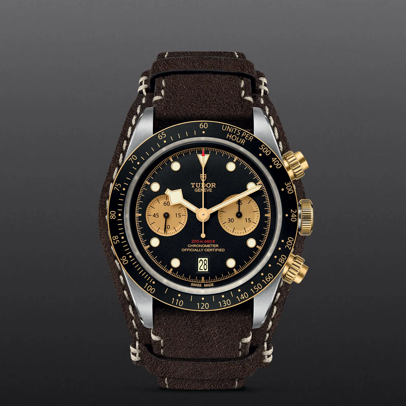TUDORBlack Bay Chrono S&G碧湾计时型磨光及磨砂钢表壳，直径41毫米 - M79363N-0002 at Cortina Watch Malaysia