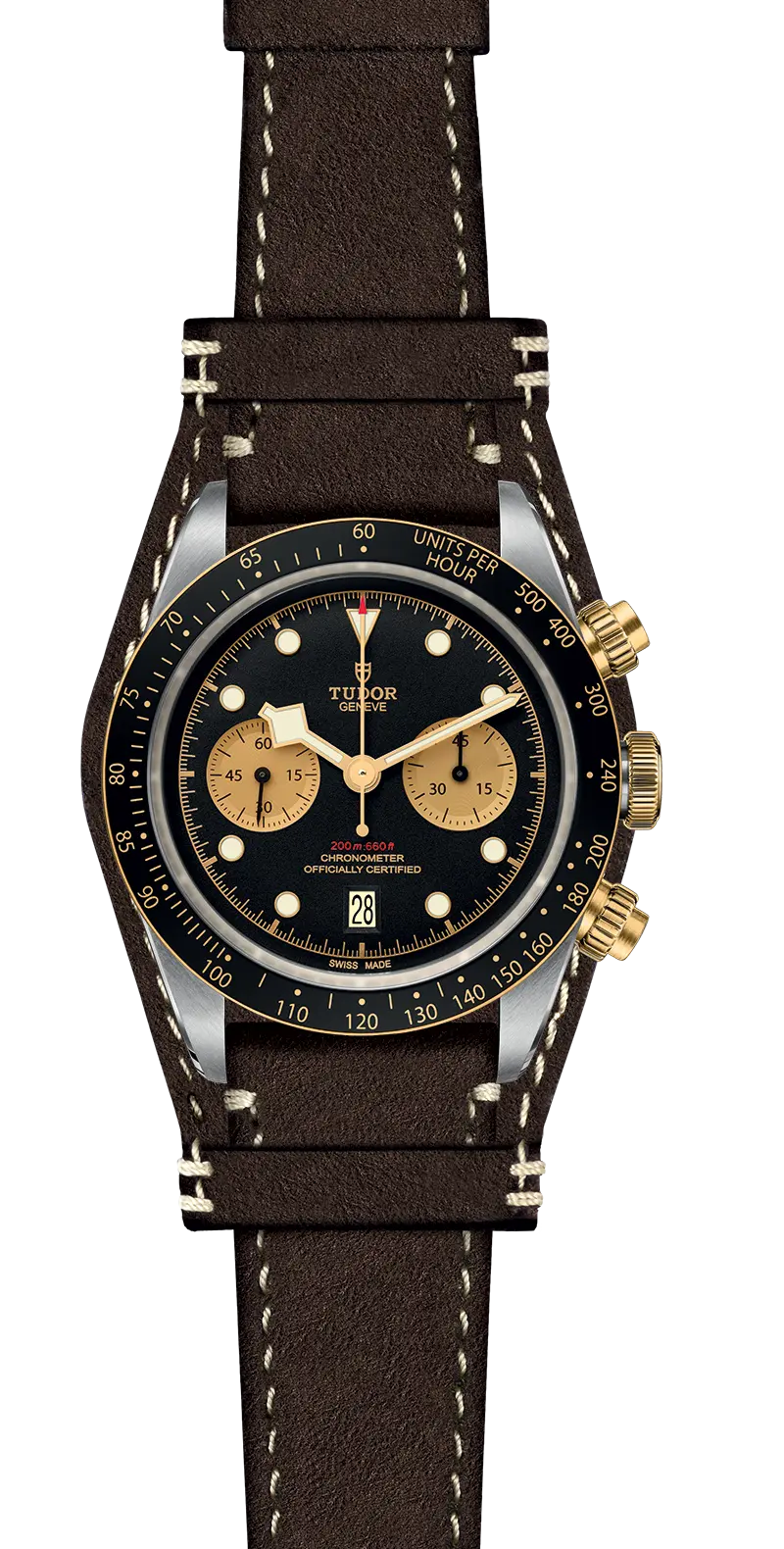 TUDORBlack Bay Chrono S&G碧湾计时型磨光及磨砂钢表壳，直径41毫米 - M79363N-0002 at Cortina Watch Malaysia