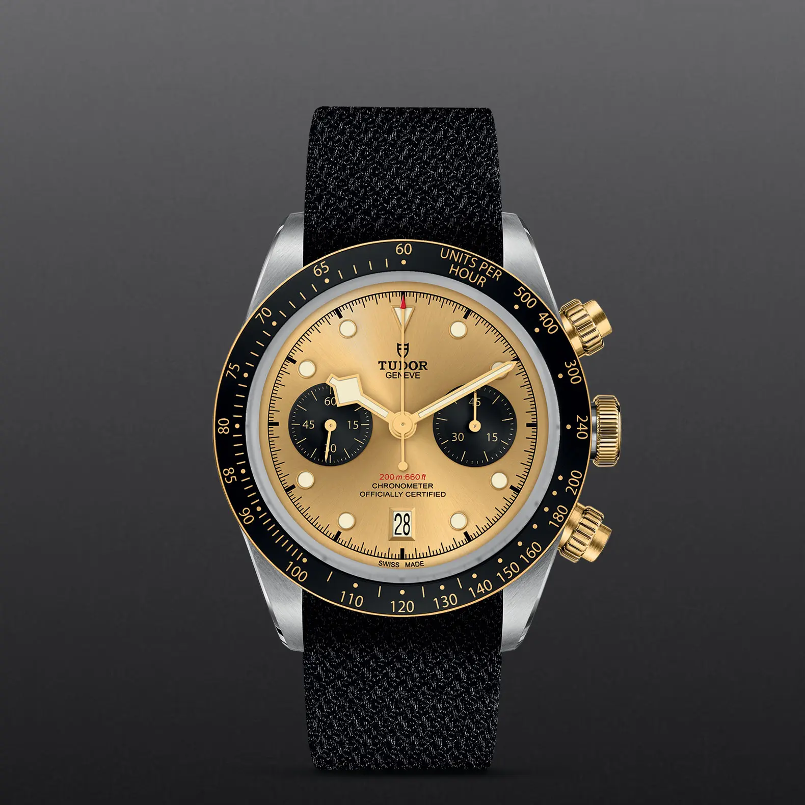 TUDORBlack Bay Chrono S&G碧湾计时型磨光及磨砂钢表壳，直径41毫米 - M79363N-0006 at Cortina Watch Malaysia