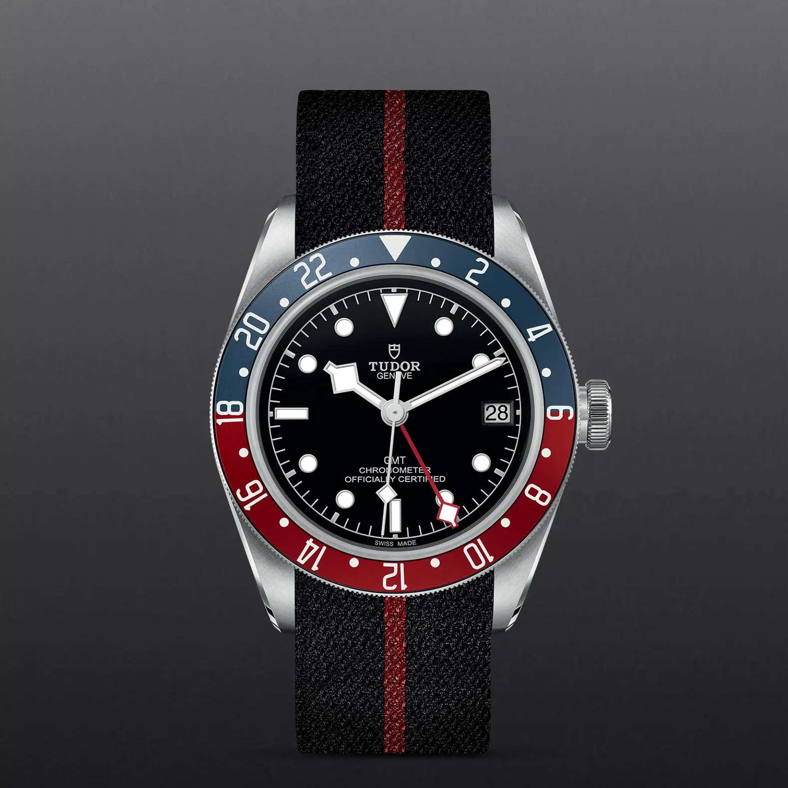 TUDORBlack Bay GMT碧湾格林尼治型磨光及磨砂钢表壳，直径41毫米 - M79830RB-0003 at Cortina Watch Malaysia