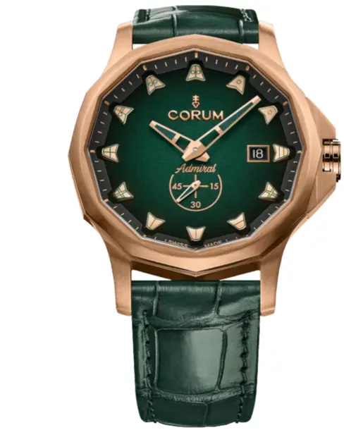 Admiral 42 Automatic Bronze Green - Cortina Watch Malaysia