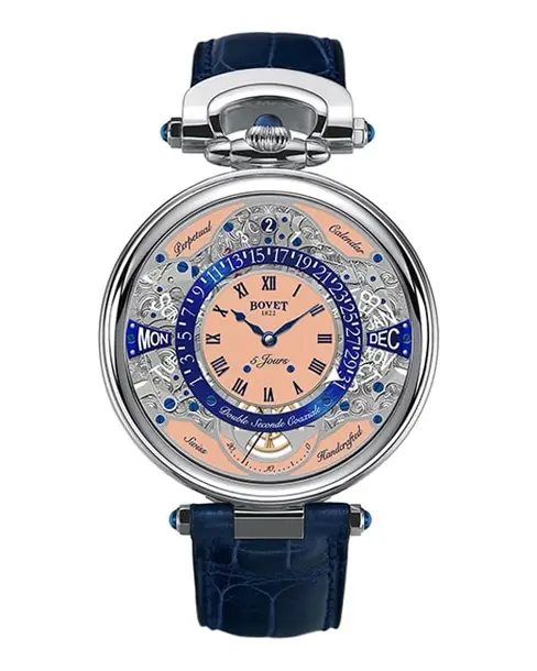 Virtuoso VII In Titanium Salmon Laquered - Cortina Watch Malaysia