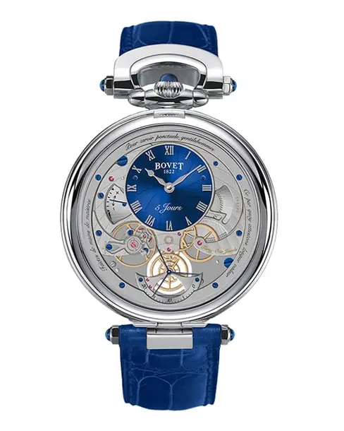 Virtuoso VII Titanium Midnight Blue Guilloché - Cortina Watch Malaysia