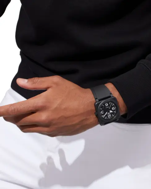 BR 03 Black Matte - Cortina Watch Malaysia
