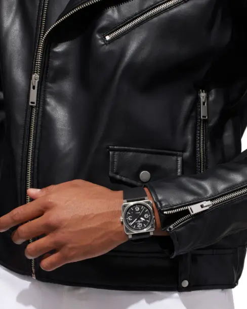 BR 03 Black Steel - Cortina Watch Malaysia