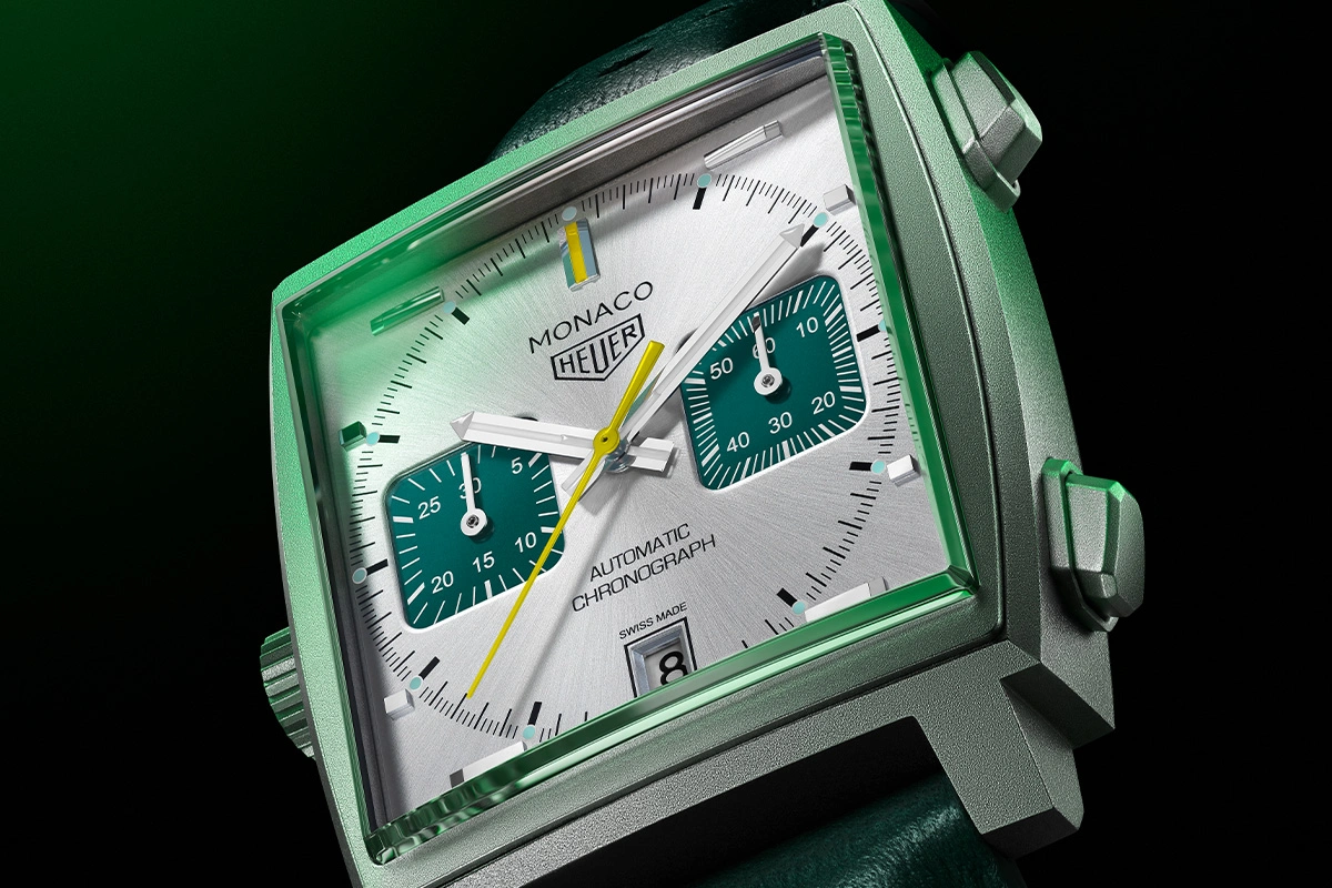 TAG Heuer Enters Its New Racing Chapter With the Monaco Chronograph Racing Green - Cortina Watch Malaysia