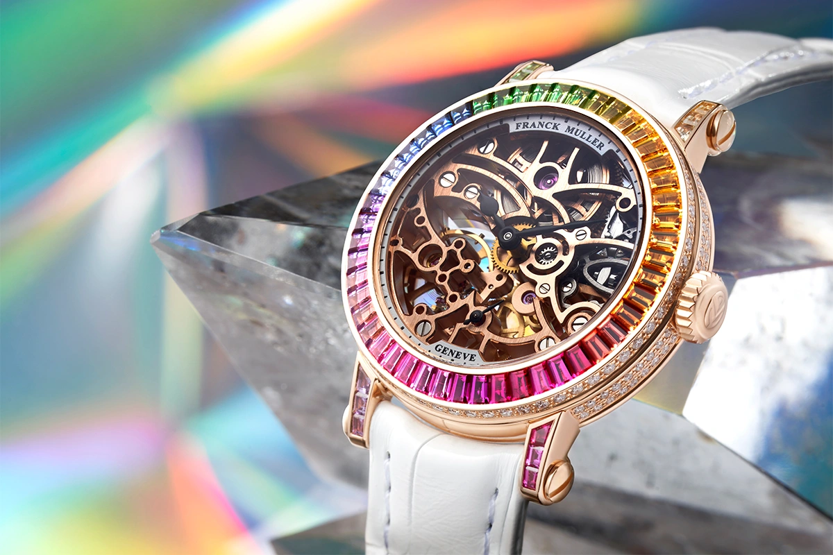 Franck Muller Presents The Round Skeleton Baguette 31 - Cortina Watch Malaysia