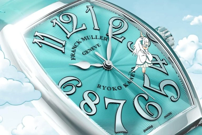 【FRANCK MULLER】フレーバープレート30cm Mint Blue Franck Muller Reimagines the Year of The Dragon Watch