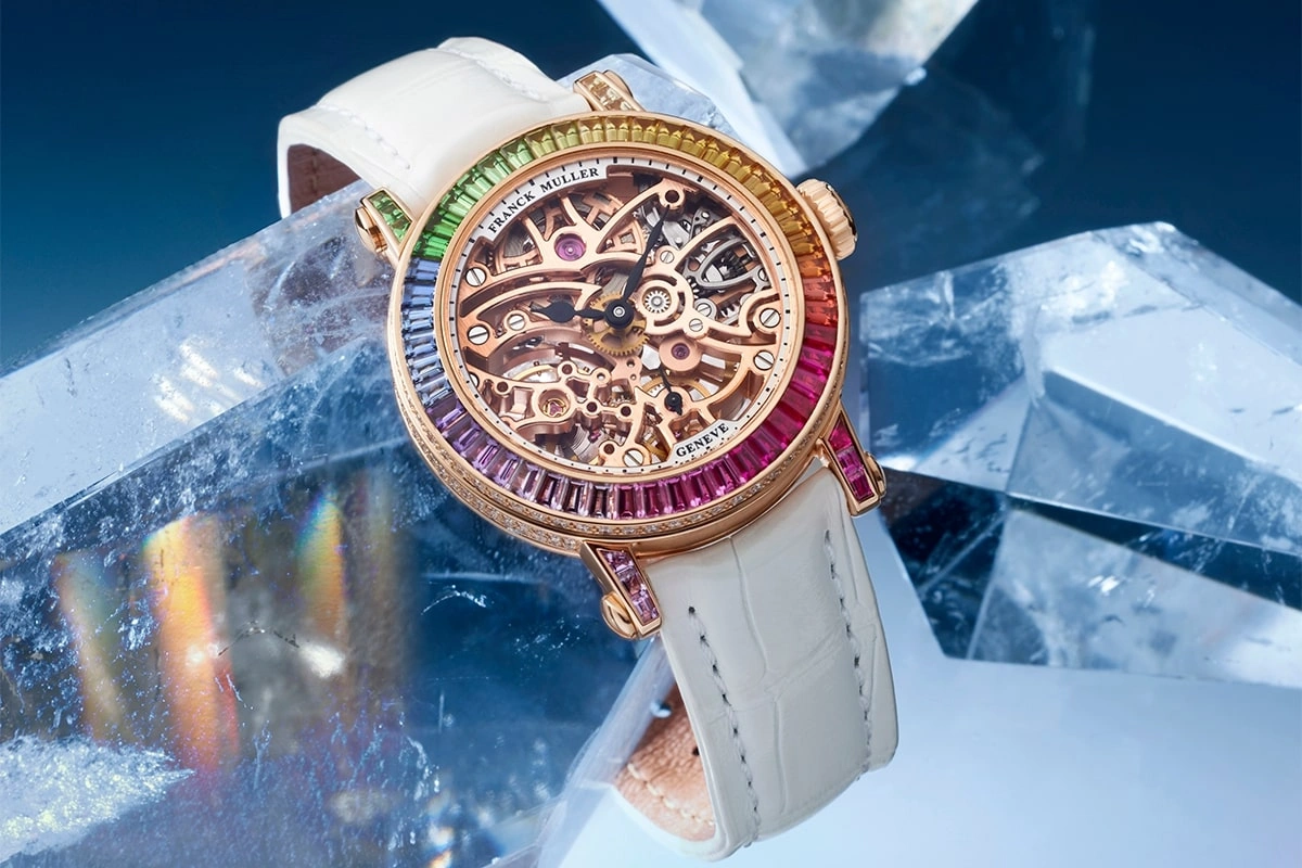 Franck Muller’s Round Skeleton Baguette 31 Dazzles On All Fronts - Cortina Watch Malaysia