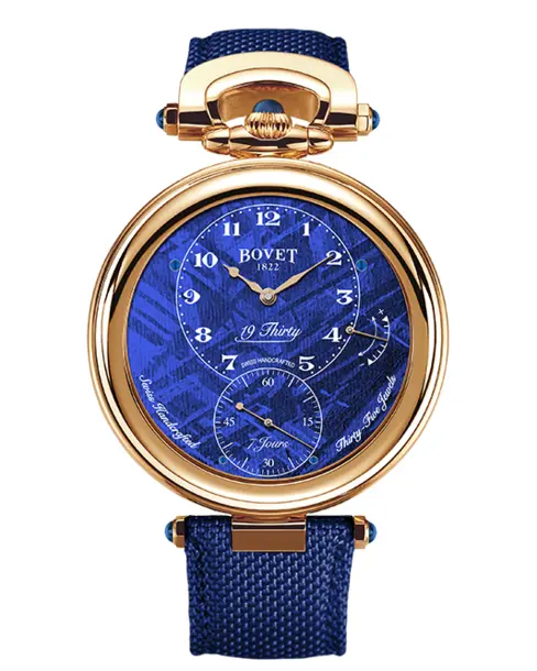 19Thirty 18k 5N Red Gold with Blue Meteorite Dial - Cortina Watch Malaysia