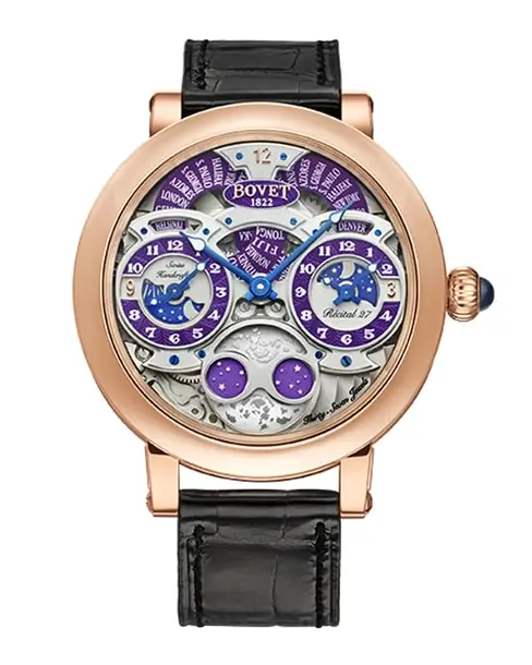 Récital 27 Purple Guilloché - Cortina Watch Malaysia