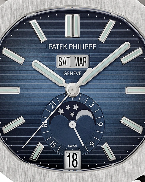 Annual Calendar, Moon Phases - Cortina Watch Malaysia