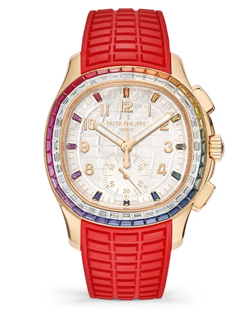 Aquanaut Luce Rainbow Chronograph - Cortina Watch Malaysia