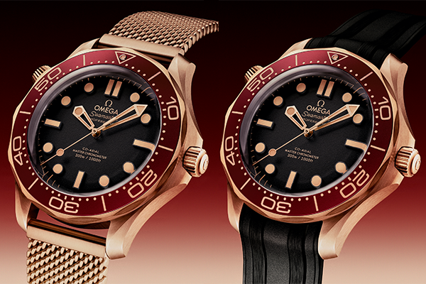 The OMEGA Seamaster Diver 300M In Bronze Gold and Burgundy