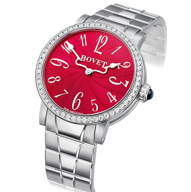 Récital 12 Chapter Two Raspberry Guilloche Dial - Cortina Watch Malaysia