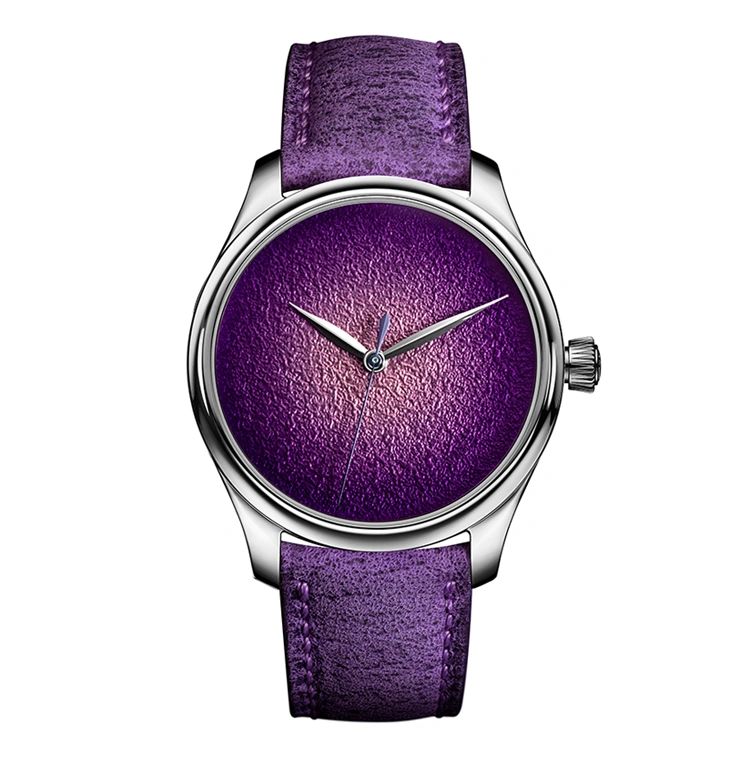 Endeavour Centre Seconds Concept Purple Enamel - Cortina Watch Malaysia