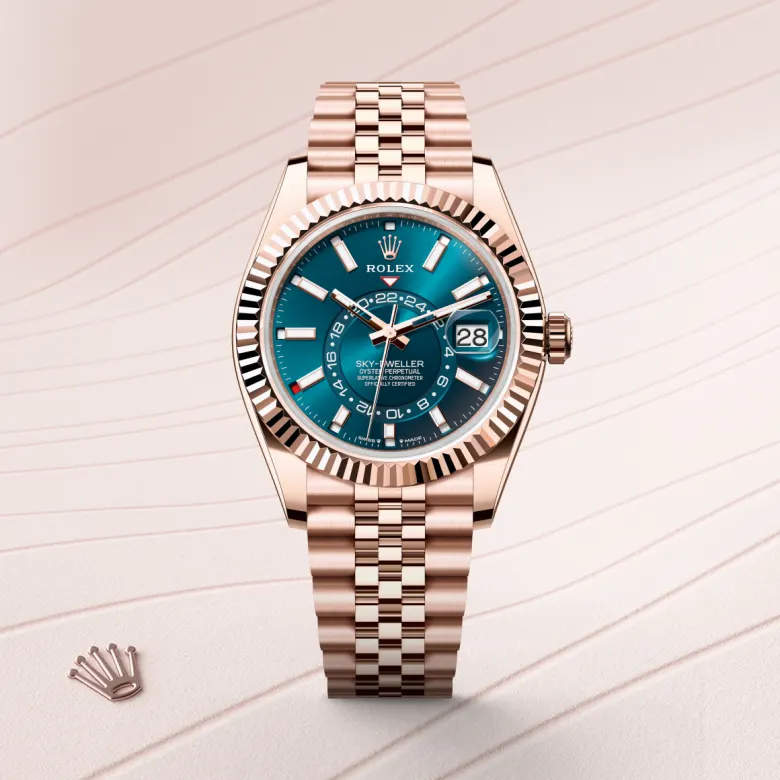 Rolex Sky-Dweller in 18 ct Everose gold, M336935-0005 - Cortina Watch Malaysia