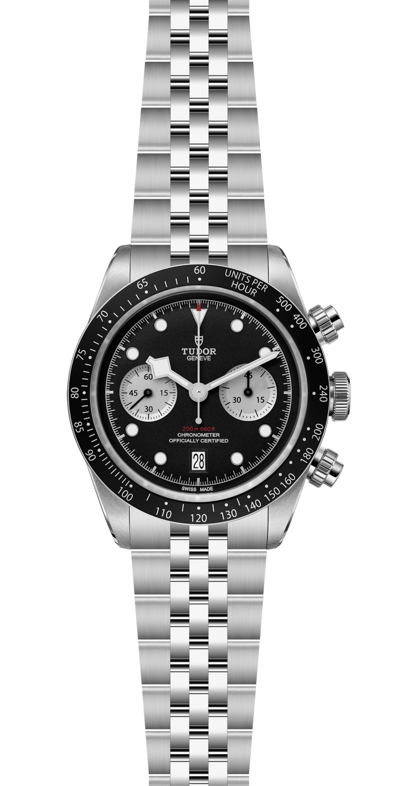 TUDORBlack Bay ChronoBlack Bay Chrono41mm stainless steel case with polished and satin-brushed finishes - M79360N-0013 at Cortina Watch Malaysia