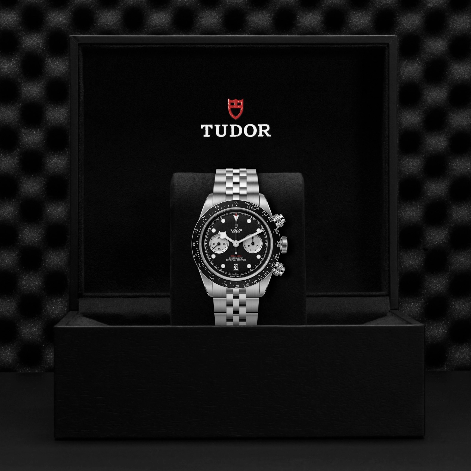 TUDORBlack Bay ChronoBlack Bay Chrono41mm stainless steel case with polished and satin-brushed finishes - M79360N-0013 at Cortina Watch Malaysia