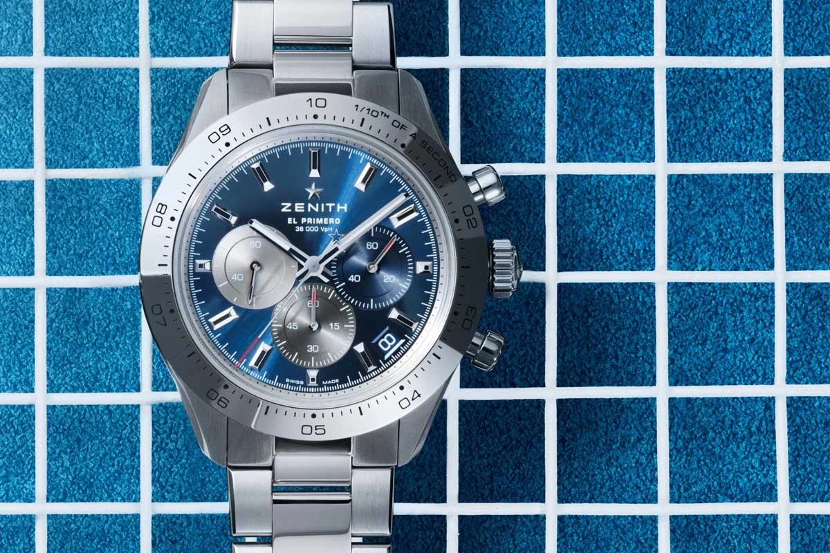 Zenith Adds a New Reference to the Chronomaster Sport Line in Steel with a Metallic Blue Dial - Cortina Watch Malaysia
