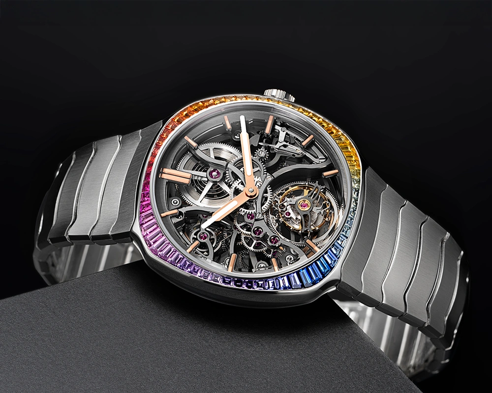 Streamliner Tourbillon Skeleton Rainbow: Precious Minimalism - Cortina Watch Malaysia