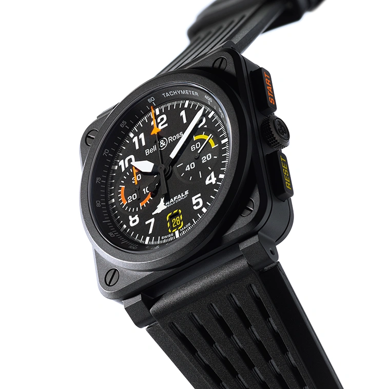 BR-03 Chrono Rafale Solo Display - Cortina Watch Malaysia